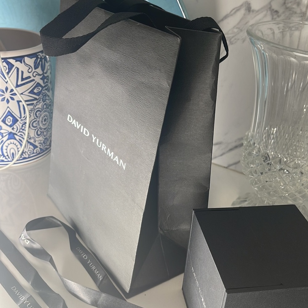 Authentic David Yurman Box for Classic 7mm Cable Bracelet, Bag & Ribbon